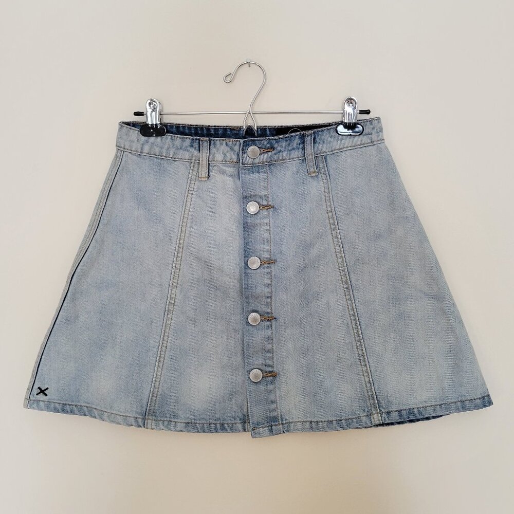 Res Denim flare skirt | Size 29”